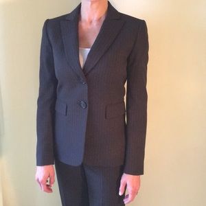 Women’s Charcoal Pinstriped Suit
